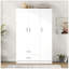 Armoire 3 portes avec 2 tiroirs-811827135