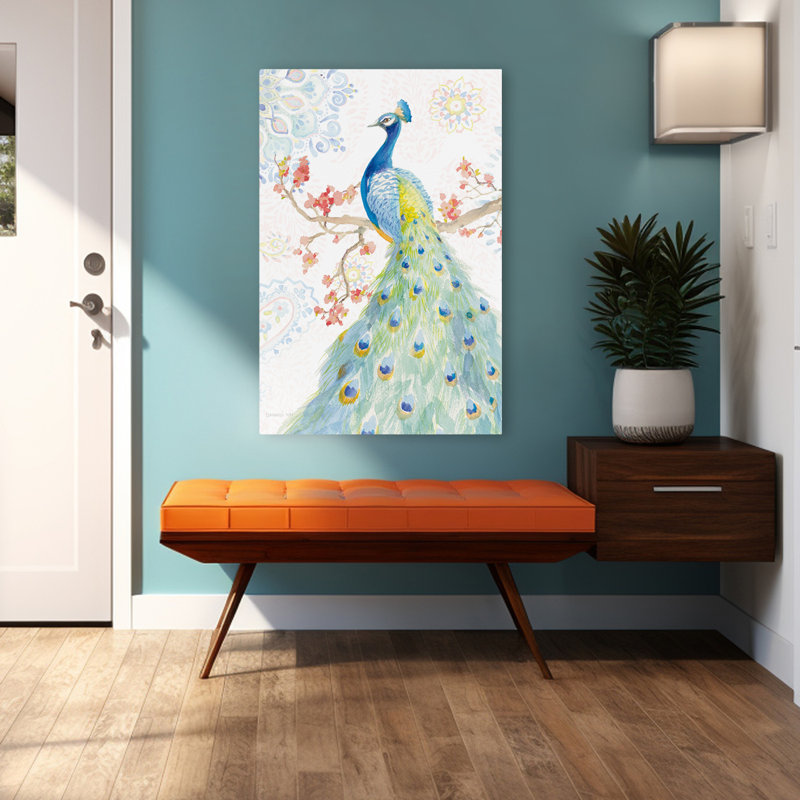 Animaux et oiseaux Jaipur II, art, H 48 po x l 32 po
