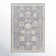 Garlef Machine Woven Oriental Gray/Blue Area Rug