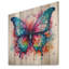 Papillon coloré I - insectes et insectes sur bois-1342914777