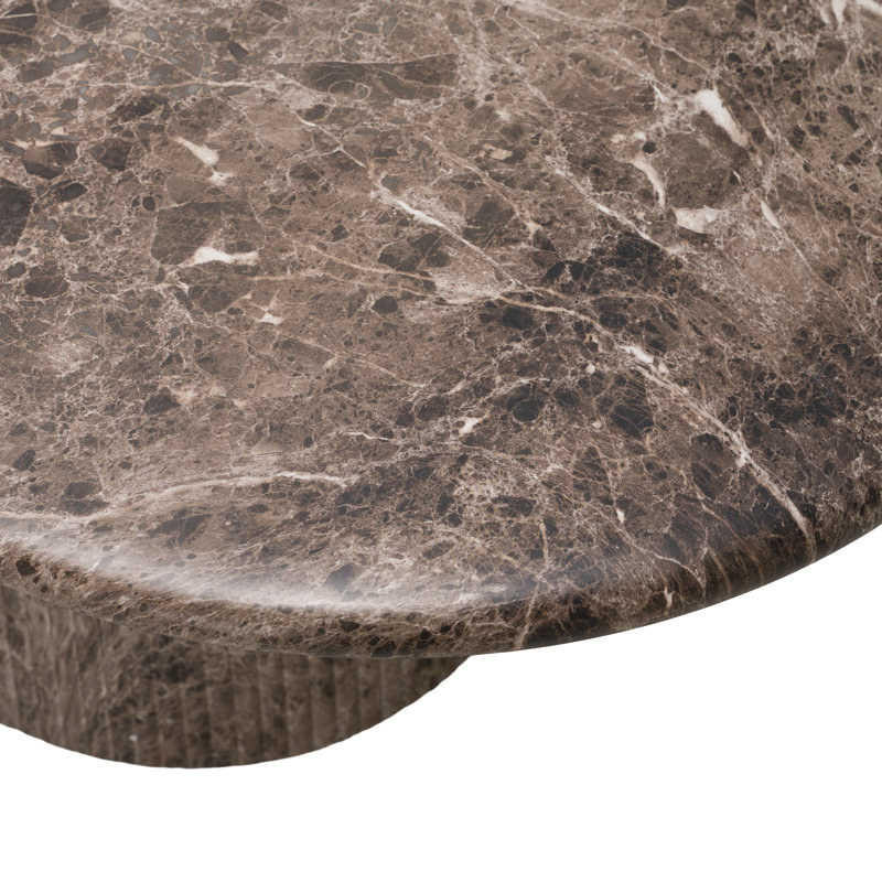 Table basse moderne en béton imitation marbre Ararat