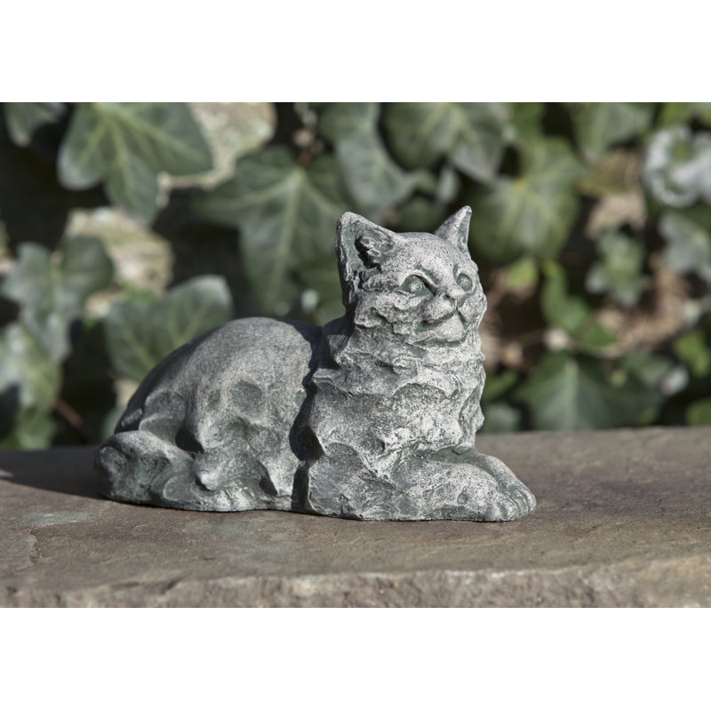 Cat Garden Statue, Alpine Stone