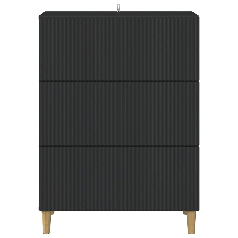 Standard Accent Chest, 90cm H x 66cm W x 34.5cm D, Black