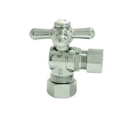 Quarter Decorative Turn Valves, Polished Chrome