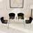 5 - Piece Glass Top Dining Set-384074389-384074377