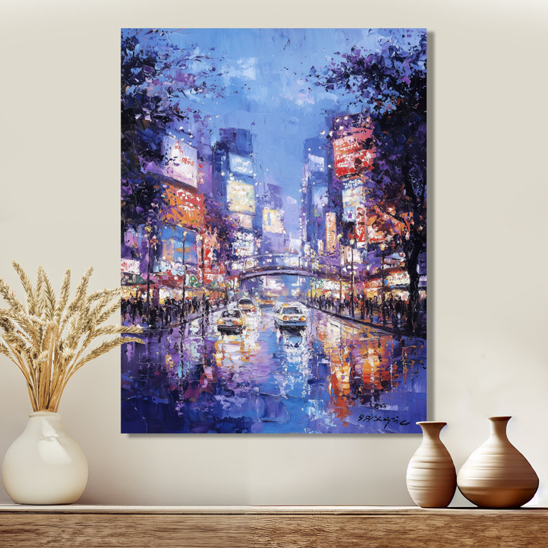 «Akihabara Electric District», impression sur métal, H 20 po x l 12 po