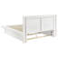 Ensemble de chambre avec lit plateforme 6 pièces et 2 tables de chevet Tokyo