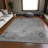 Premium Machine Washable Fehr Gray Rug-1581787710