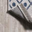 Tapis ivoire / bleu marine Boho-1471812247