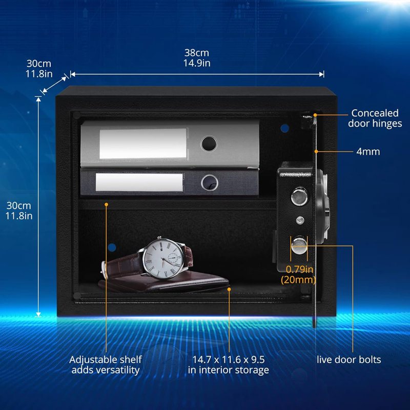 1.2 Security Safe With Digital Keypad Lock