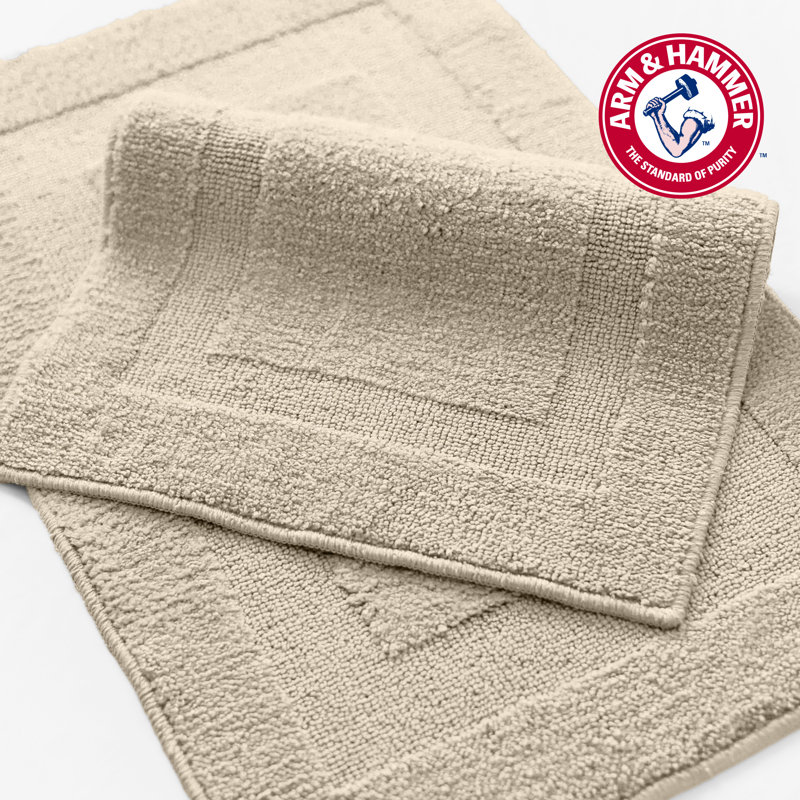 Arm & Hammer Pure Cotton Bath Rug Set,, Khaki