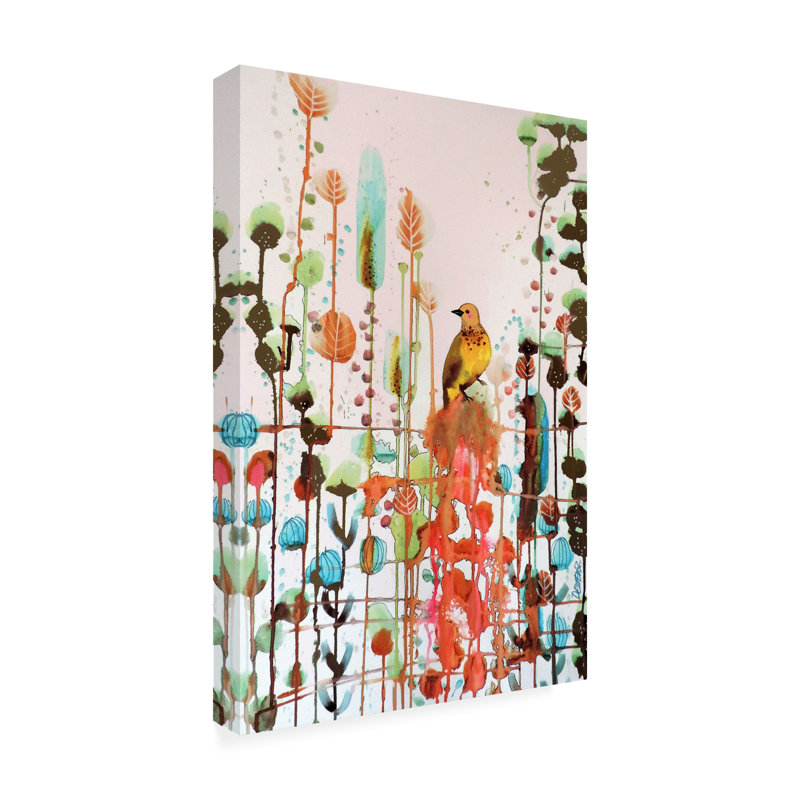 Art sur toile Sylvie Demers, H 19 po x l 12 po x P 2 po