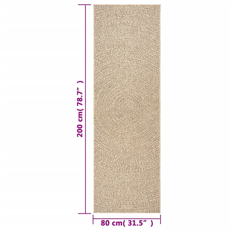 Howery Solid Colour Area Rug, Runner 80 x 200cm