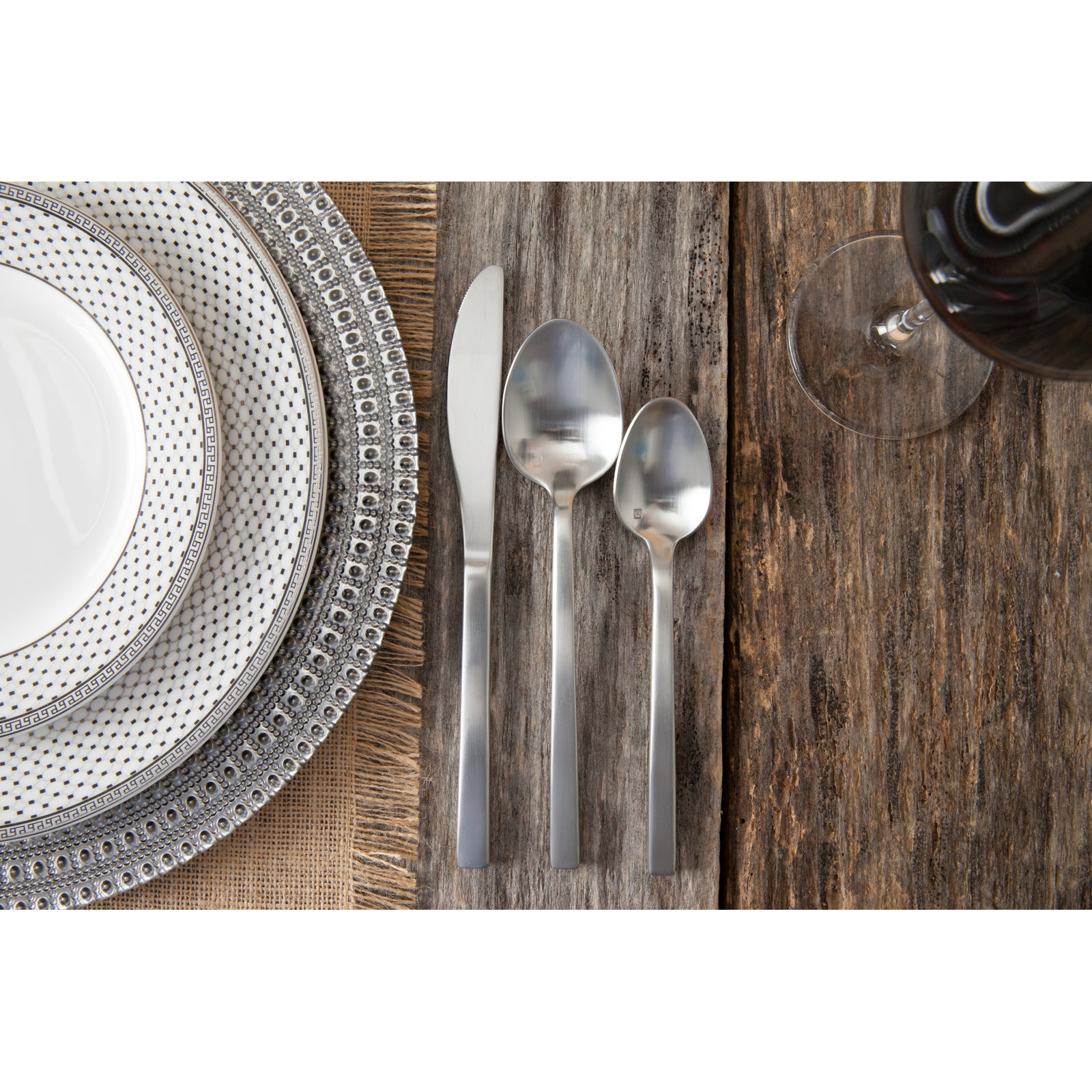 Arezzo Brushed Dinner Knife