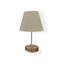 Lampe de table élégante avec pied en métal, rose et argent, 14,6 po x 8,7 po | Capuchon en polypropylène (6,7 po de diamètre supérieur, 8,7 po de diamètre inférieur) | Interrupteur marche / arrêt, câble 59,1 po | Certifié CE, douille E27 (60 W maximum) - parfaite pour la décoration intérieure-1423980749-1522339718