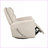 Recliners for Living Room, Swivel Glider Reclining Chair with Breathable Faux Leather | Beige | Solid Wood &amp; Plywood Frame-1836803400-1836803412