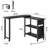 360° Rotating Side Table with Charging Station & Storage Bag, 6 Lockable Wheels, Mobile Swivel End Table for Bedroom, Living Room-2118443949