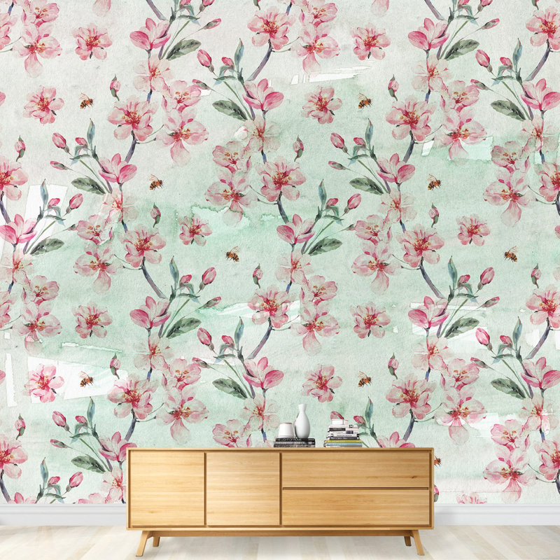 Panneau floral, L 100 po x l 144 po