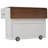 54" Farmhouse Kitchen Island with Drop Leaf, Power Outlet, Kitchen Storage Cart with 2 Doors, 2 Drawers, Rolling Kitchen Island on 4 Large Wheels with Spice Rack for Kitchen, Dining Room-1698417619