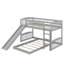 Lit mezzanine simple avec glissoire et échelle-1841651219