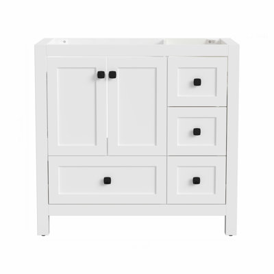 Modern 36" Bathroom Vanity Without Top And Sink,single Vanity