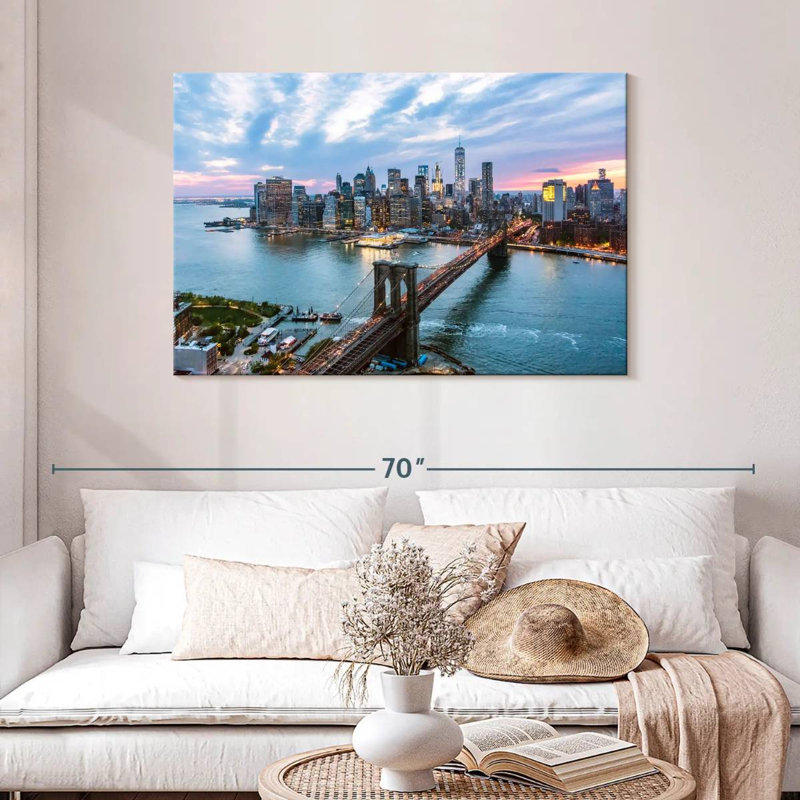 Senne New York Last Light, 30" H x 45" W