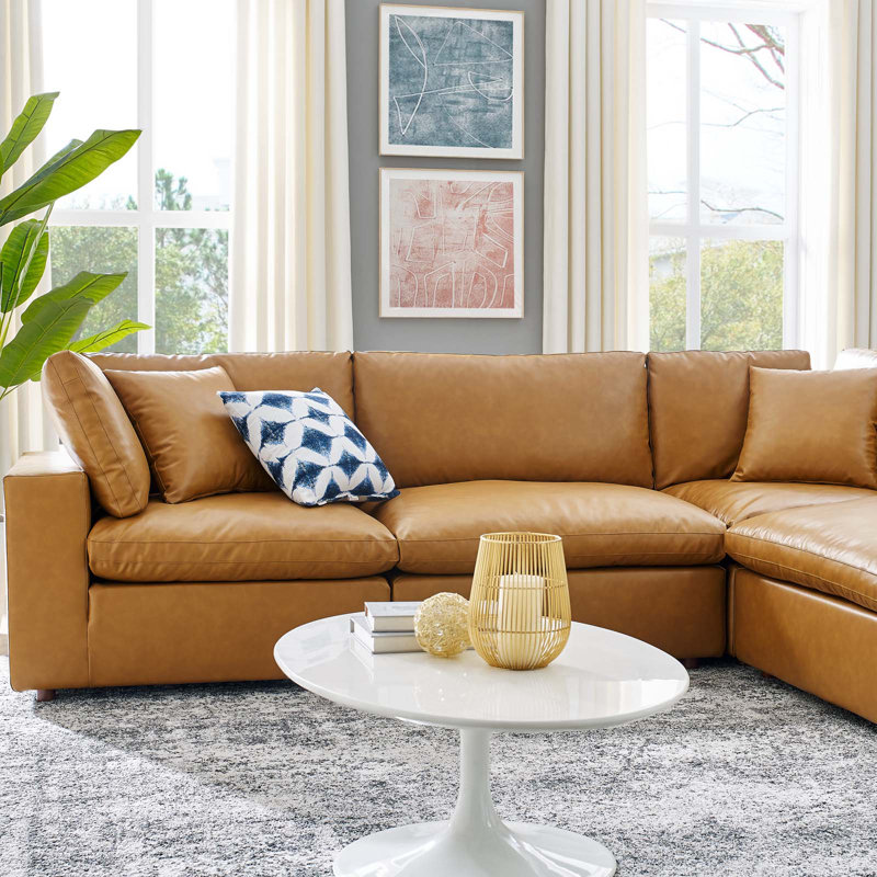 Commix, Tan Faux Leather