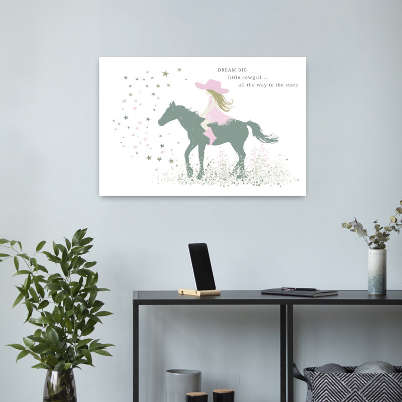 Art contemporain, art abstrait cheval contemporain, H 16 po x l 24 po