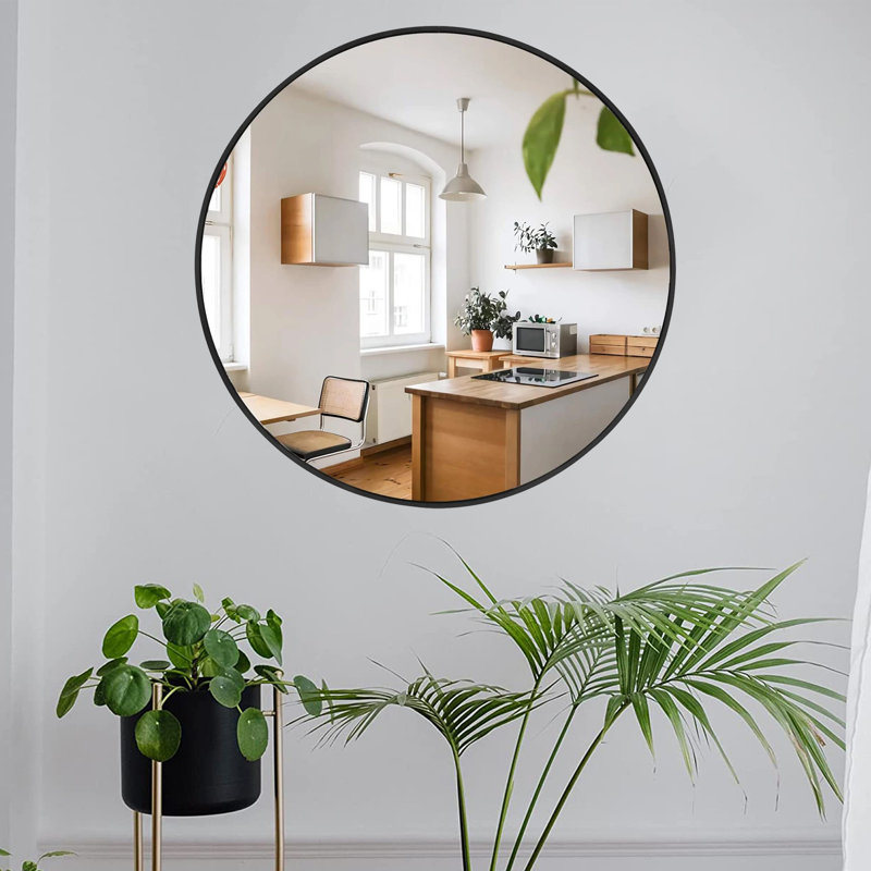 Miroir Balaji, Noir, 27,5 po x 27,5 po