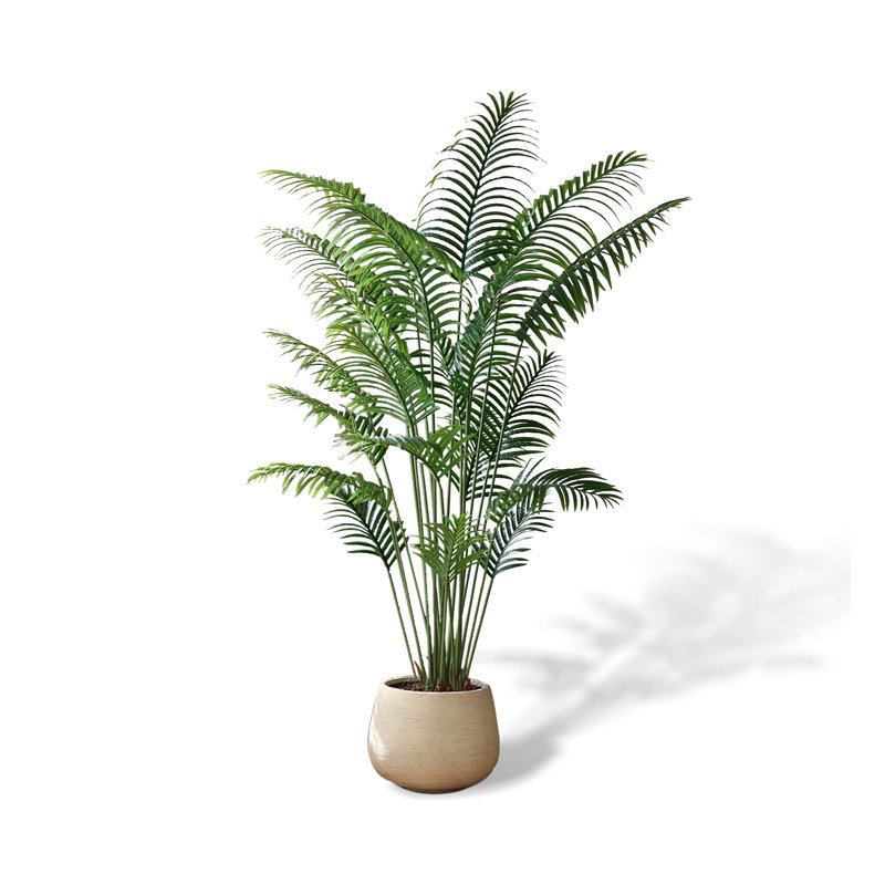 Pot d'intérieur tournesol artificiel vert Bionic