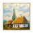 Toile naturelle avec cadre flottant