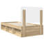  Bed Frame With Headboard Old Wood 90 X 190 Cm Solid Pine Wood-1040618196-1040618194