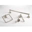 Anneau à serviettes de la collection Studio - nickel satiné 7 3/8 po x 6 1/2 po - accessoire de salle de bain transitionnel-110744376