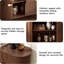 Buffet 40 "avec porte coulissante - Noyer