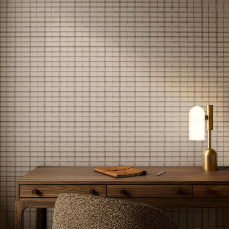 Hand Checks Wallpaper by Getty Images, Taupe II