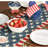 Artoid Mode Stripes Stars Boots Freedom 4Th Of July Patriotic Memorial Day Table Runner, Independence Day Holiday Kitchen Dining Table Decor For Indoor Outdoor Home Party Decoration 13 X 36 Inch-1402354330