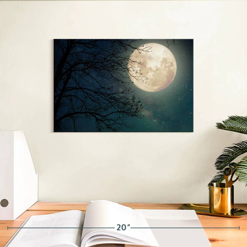 Arbre Oberle au clair de lune, H 8 po x l 12 po