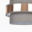 Tryon Fabric Semi Flush Mount-315124802