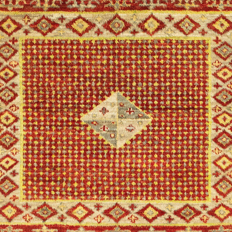 Tapis abstrait moderne 2568, Carré 8 pi