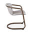 Chaise avec accoudoirs en métal Gubman-752541172