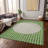 Machine Washable Indoor/Outdoor Chantille ACN994 Green Area Rug-46704164