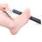 Obsidian Wall Mounted Corner Shower Foot Rest Bar For Shaving Legs In Matte Black-121702875