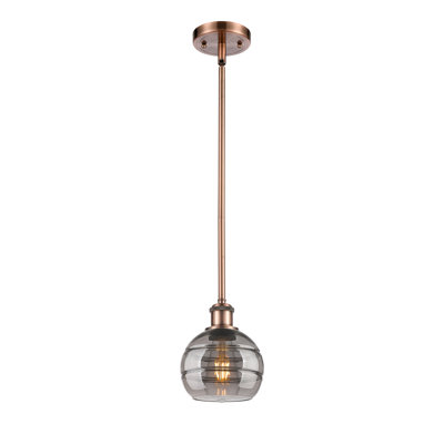 Ballston Bienes 1 Light Stem Hung Pendant-516-G556