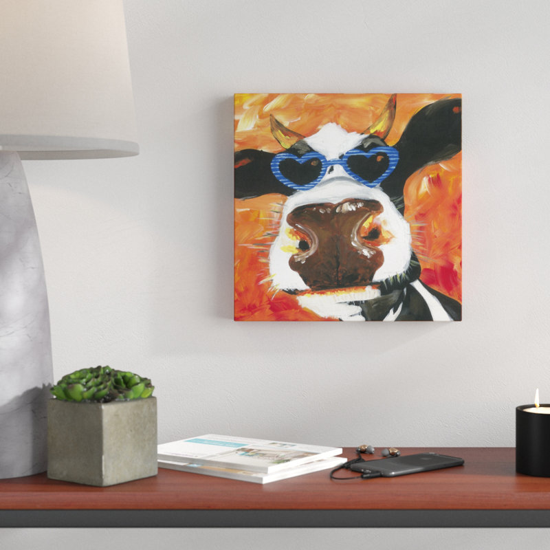 Dapper Animal V by Jennifer Rutledge - Wrapped Canvas Painting, 30cm H x 30cm W