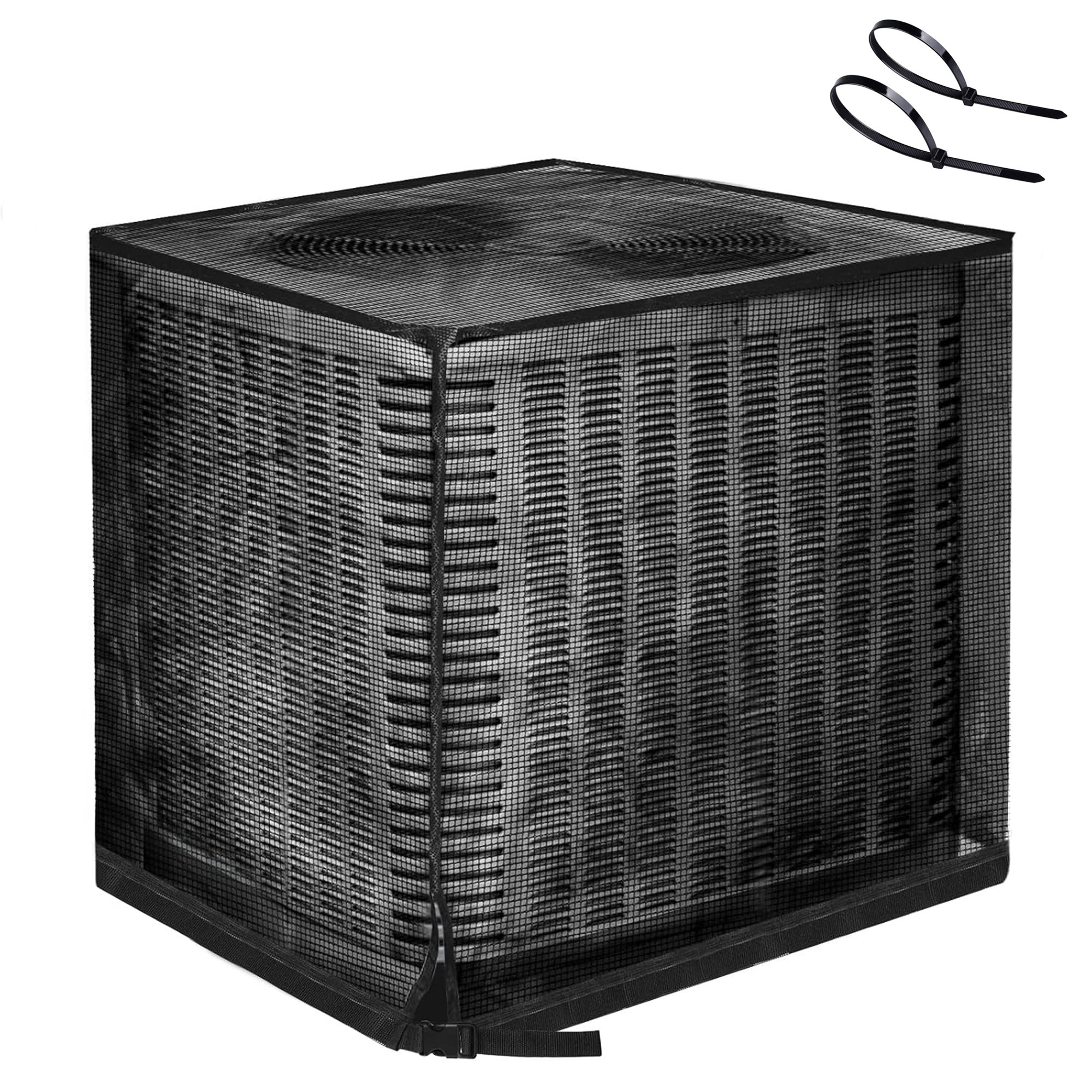 SIMPOL HOME Air Conditioner Cover for Outside, Full Mesh All Seasons ...