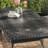 Harland Rectangular Metal Extendable Outdoor Dining Table With Umbrella Hole , 108'' in. W 48'' in. D