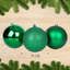 10cm Pack of 6 Shatterproof Christmas Baubles for Tree and Home Decorations-542893702-542893722