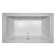Sia® Chroma LCD Whisper 72" L x 42" W Drop In Combination Bathtub