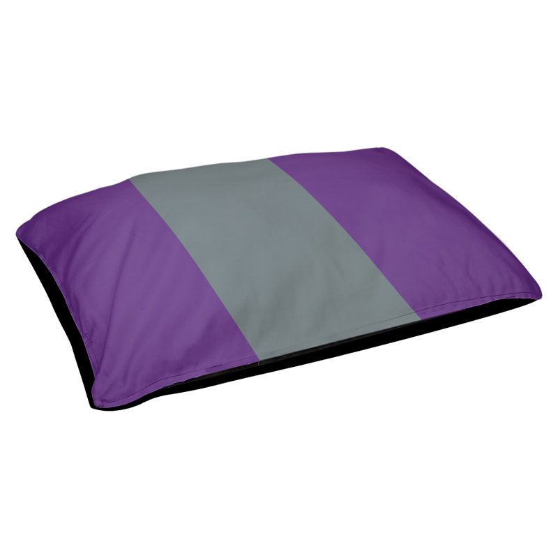 Coussin Designer, Grand (L 40 po x l 50 po), Mauve / gris ardoise / mauve