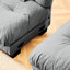 Canapé modulaire modulaire - Canapé en nuage surdimensionné en forme de U pour le salon, canapé à assise profonde avec 2 repose-pieds, chenille-883462249